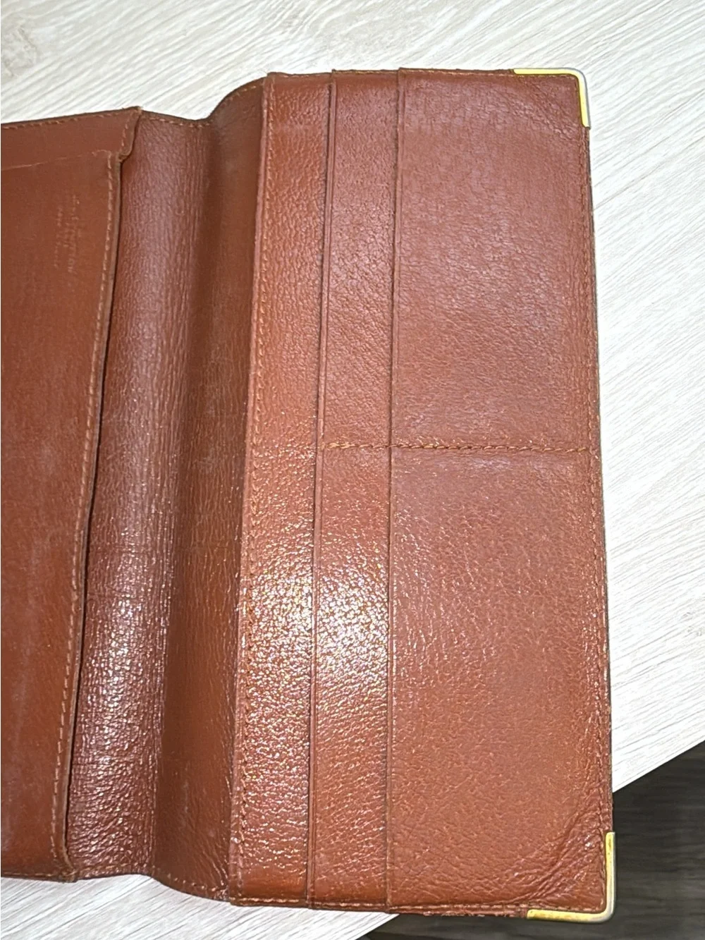 1984 Louis Vuitton authenticated long checkbook wallet